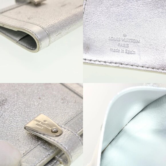 LOUIS VUITTON Agenda Partner Day Planner Cover Suhari Silver R21032 Auth 45096 - Picture 13 of 14